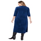 Pintuck Velour Dress image number null