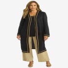 Tipped Duster Cardigan image number null