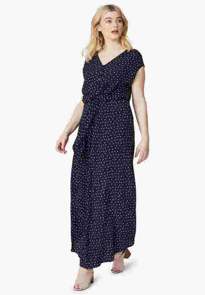 Tie-Front Maxi Dress image number 2