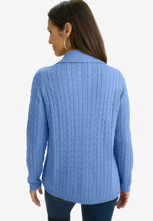 Pullover Cable Polo image number 1