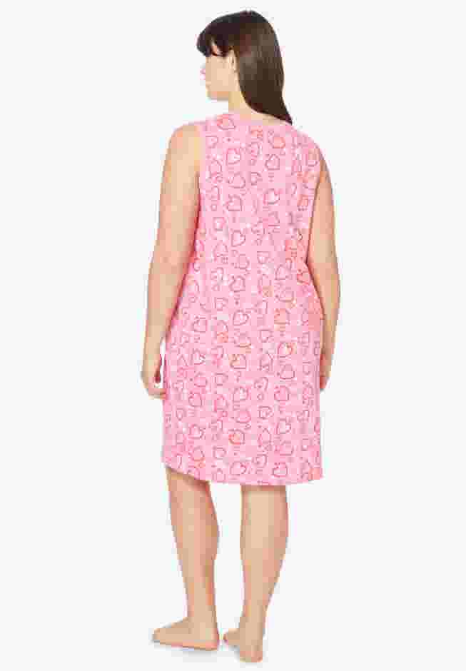 Short Sleeveless Sleepshirt image number 1