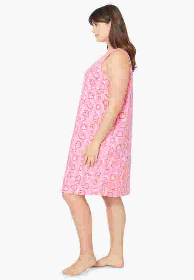 Short Sleeveless Sleepshirt image number 2