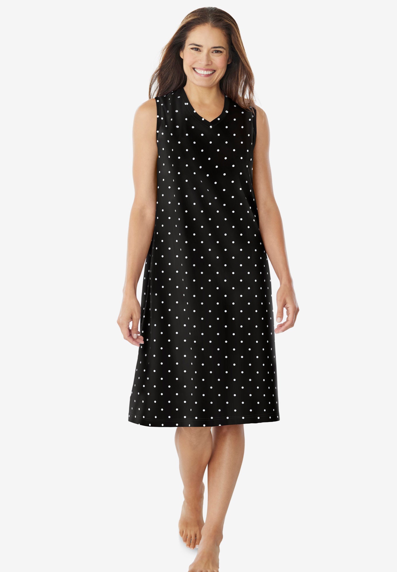 Short Sleeveless Sleepshirt image number 0