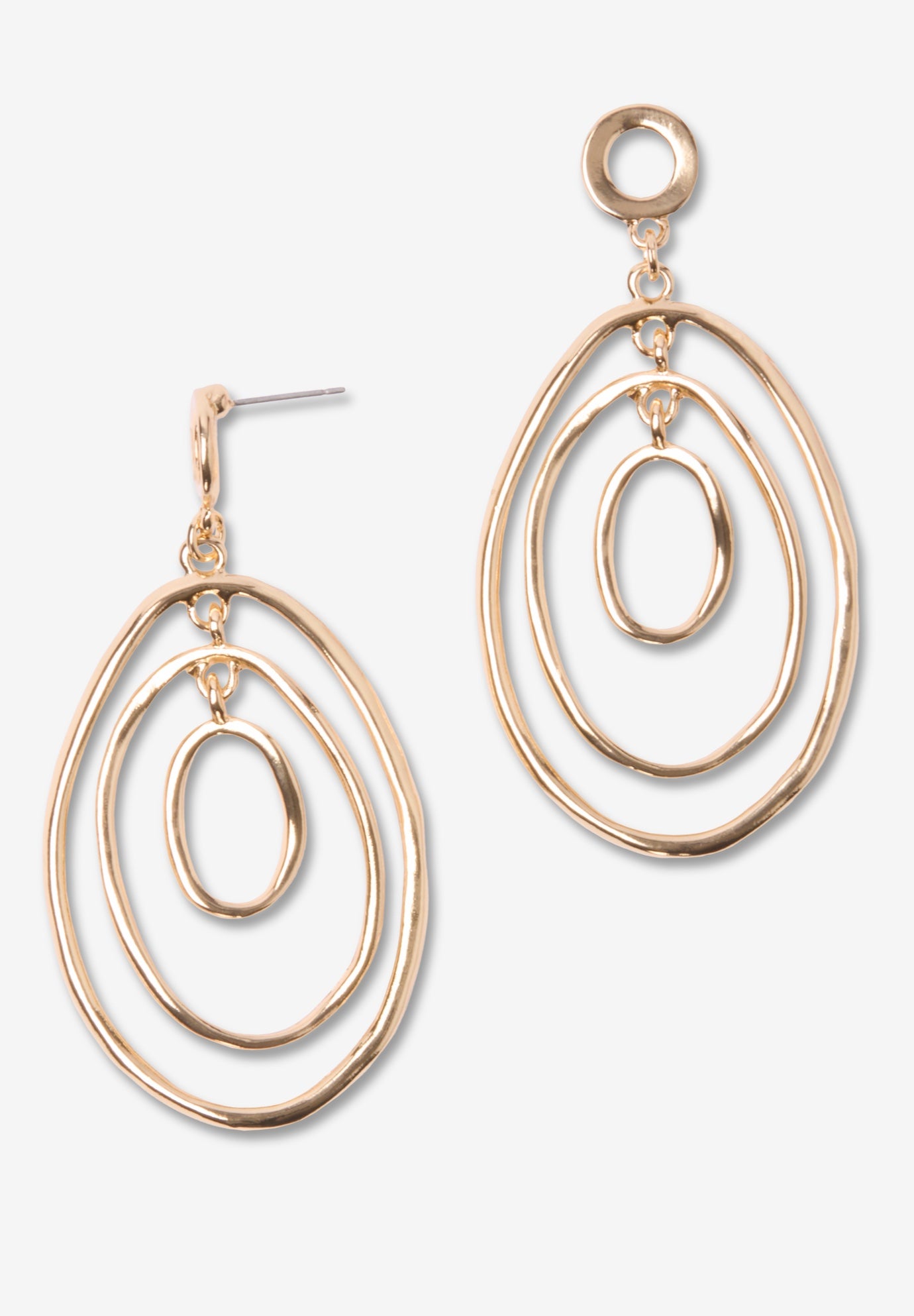Oval Drop Earrings image number 0