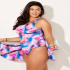 Adjustable Sarong Swimdress image number null