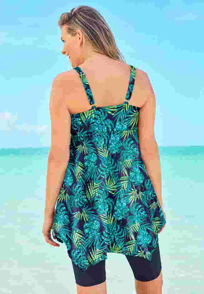 Longer-Length Tankini Top image number 1
