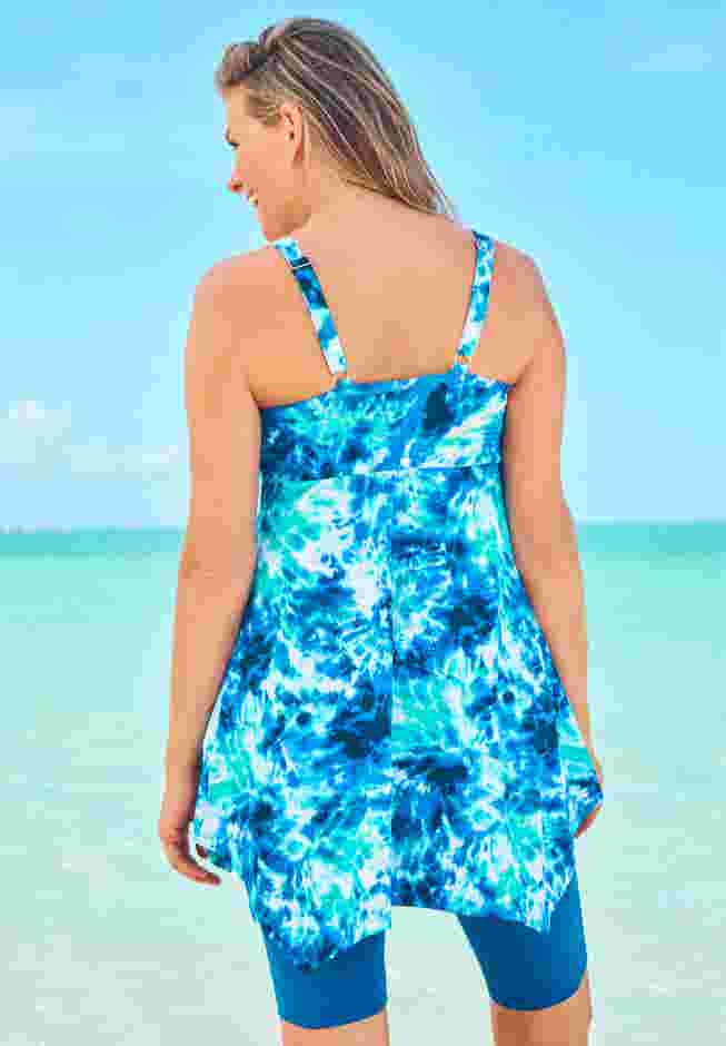 Longer-Length Tankini Top image number 1