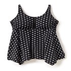 Longer-Length Handkerchief Hem Tankini Top image number null