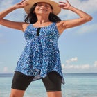 Longer-Length Tankini Top image number null
