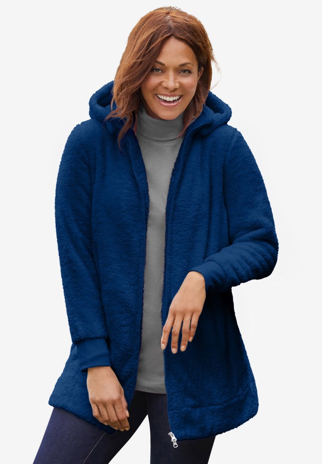 Fluffy Fleece Hoodie Jacket image number 0