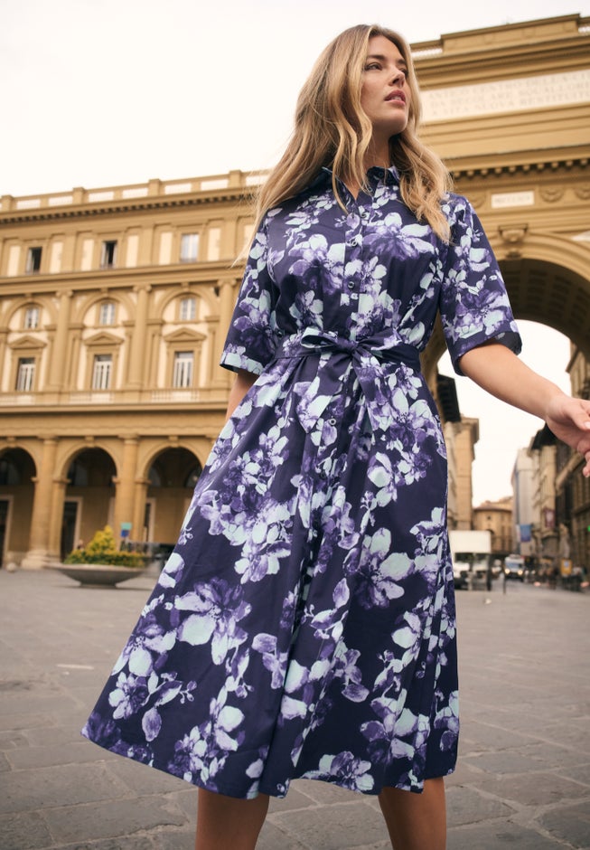 Soft Denim Shirtdress image number 0