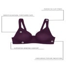 Brigitte Seamless Wireless T-shirt Bra 5042 image number null