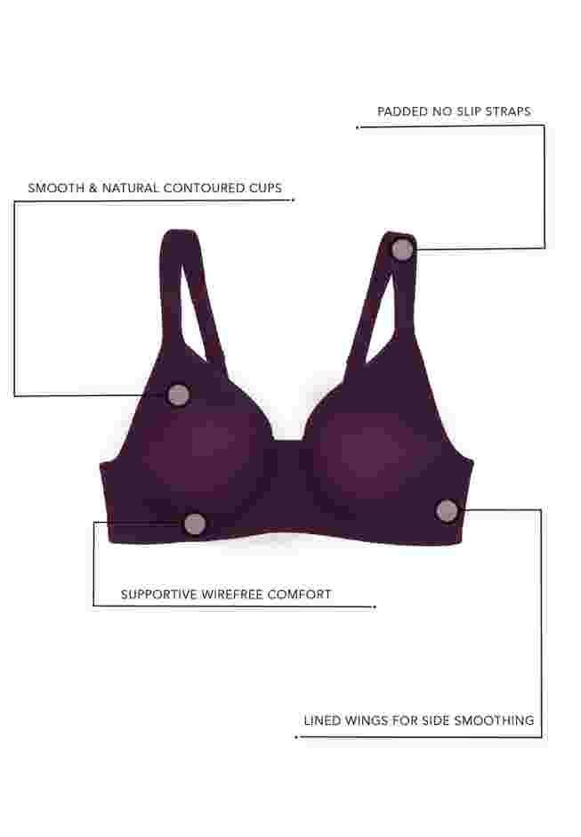 Brigitte Seamless Wireless T-shirt Bra 5042 image number 3
