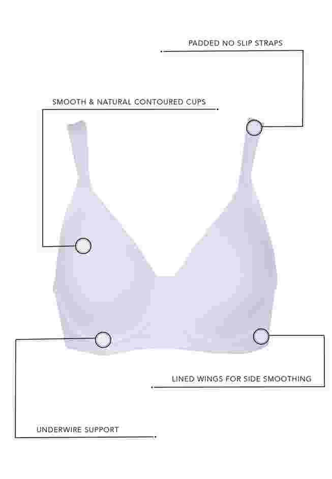 Brigitte Seamless Underwire T-shirt Bra 5028 image number 4