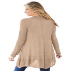 Lightweight Open Front Cardigan Sweater image number null
