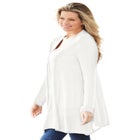 Lightweight Open Front Cardigan Sweater image number null