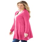 Lightweight Open Front Cardigan image number null