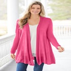 Lightweight Open Front Cardigan image number null