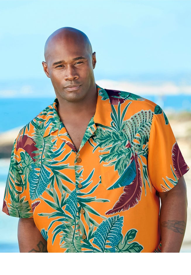 Printed Camp Shirt image number 4