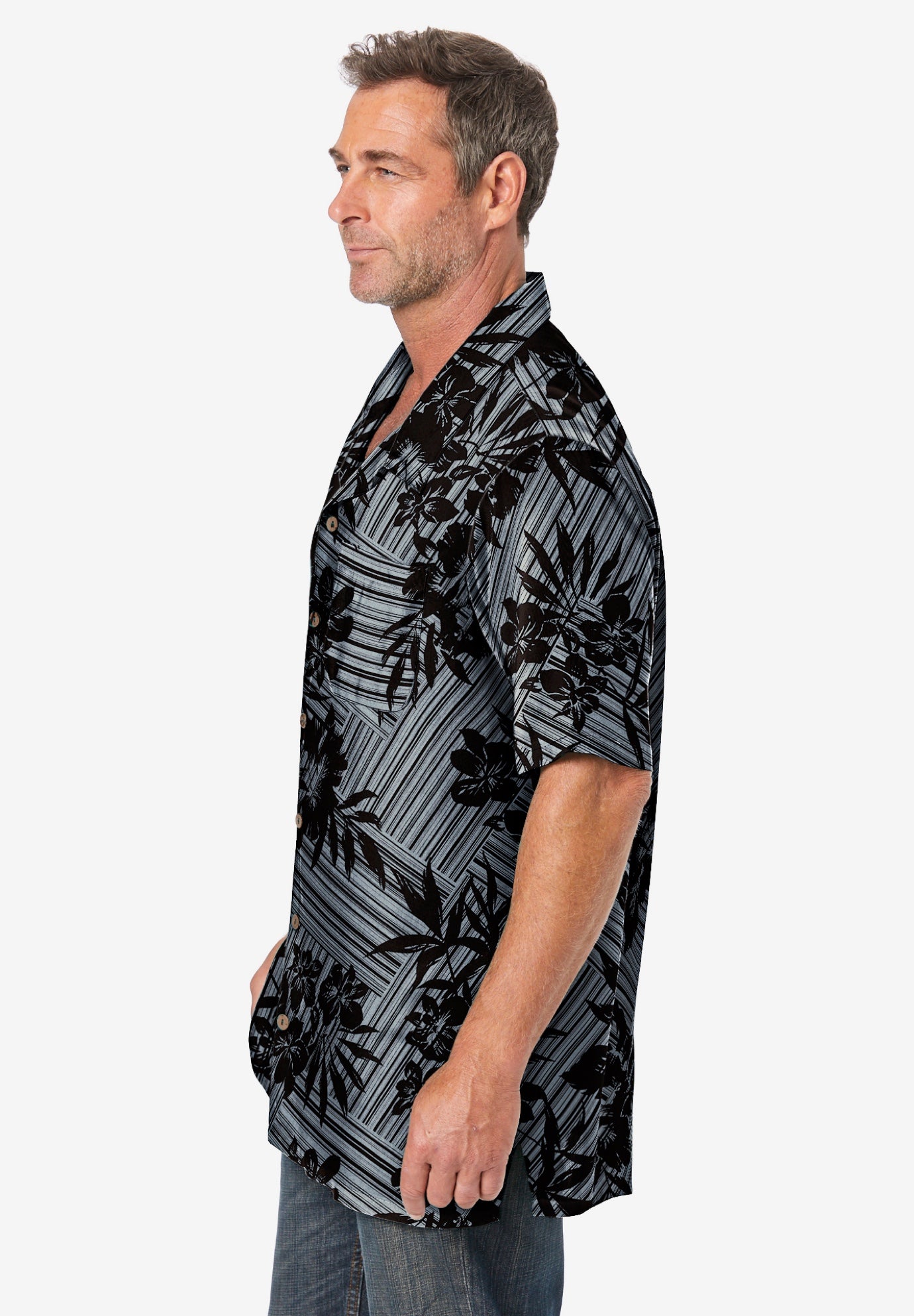 Printed Camp Shirt image number 2