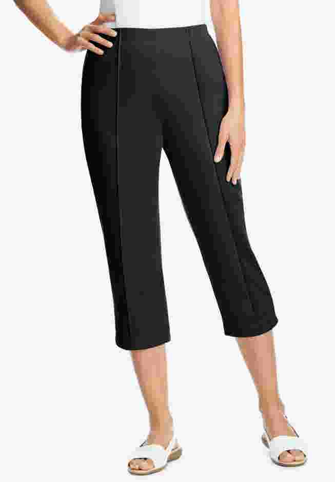 The Hassle-Free Soft Knit Capri image number 0