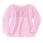 Waffle Thermal Lace Bib Henley Tee image number null
