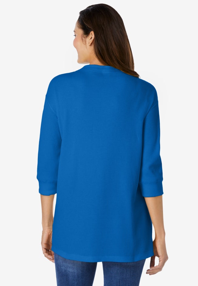 Three-Quarter Sleeve Thermal Sweatshirt image number 1