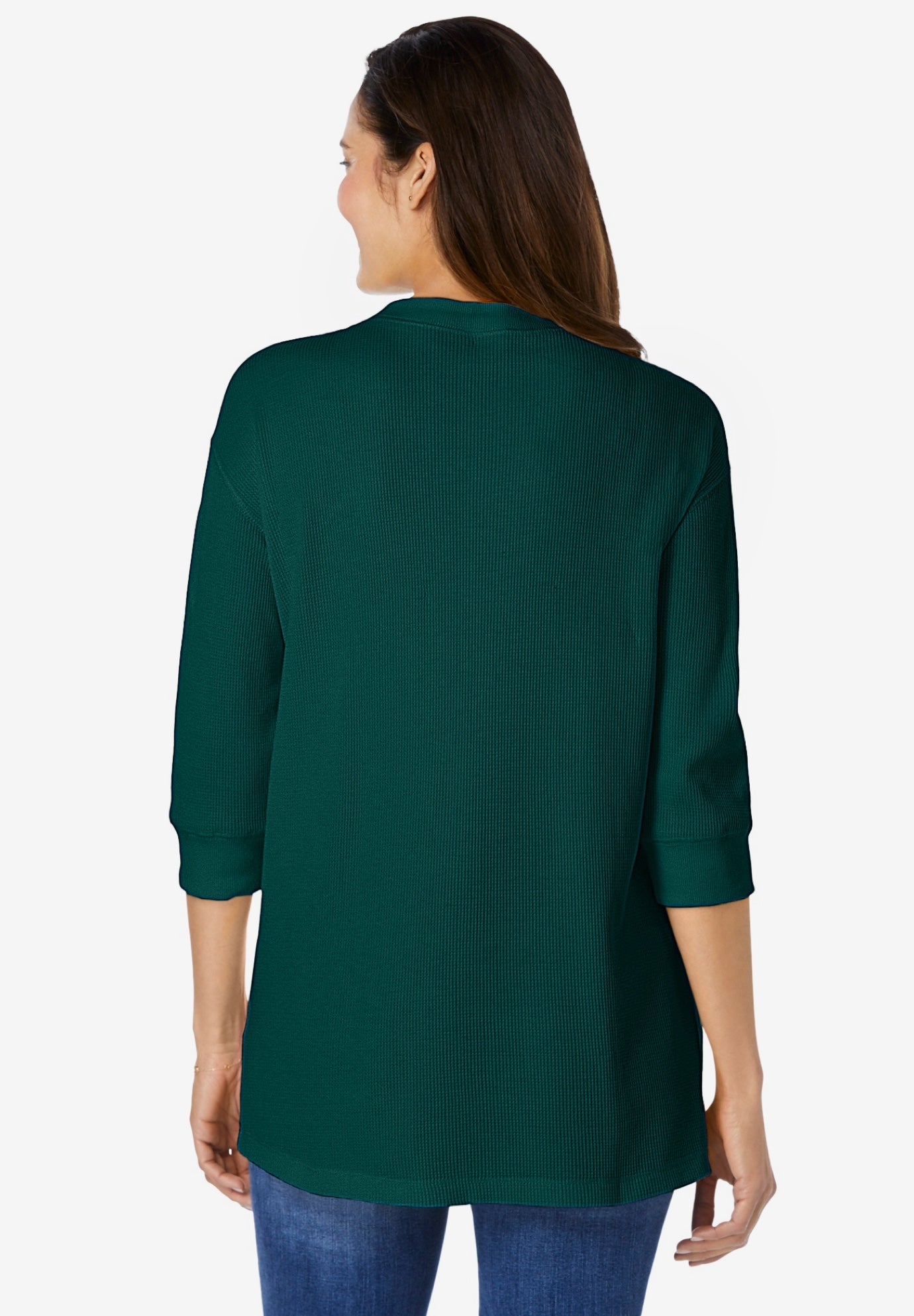 Three-Quarter Sleeve Thermal Sweatshirt image number 2