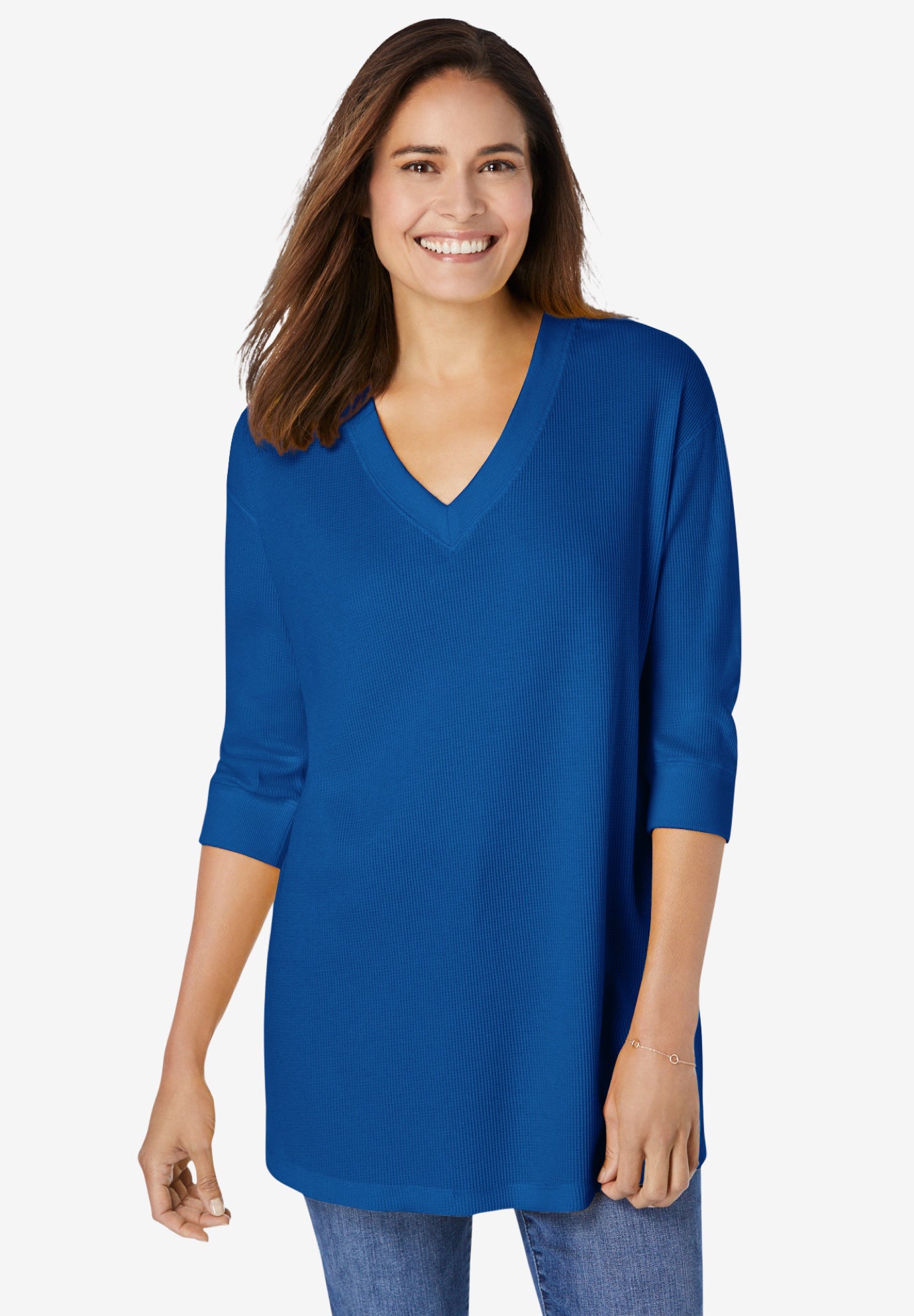 Three-Quarter Sleeve Thermal Sweatshirt image number 0