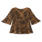 Embellished Pleated Blouse image number null