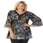 Embellished Pleated Blouse image number null