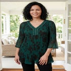 Embellished Pleated Blouse image number 0