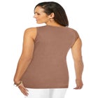 Scoop-Neck Sweater Tank image number null