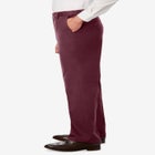 Relaxed Fit Wrinkle-Free Expandable Waist Plain Front Pants image number 2