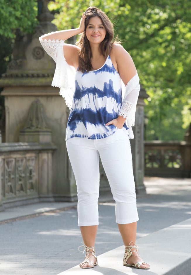 Stretch Slim Capris image number 2