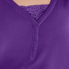 Layered-Look Lace Trim Tee image number null