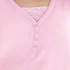 Layered-Look Lace Trim Tee image number null