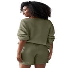 Fleece Shorts With Drawstring Waist image number null