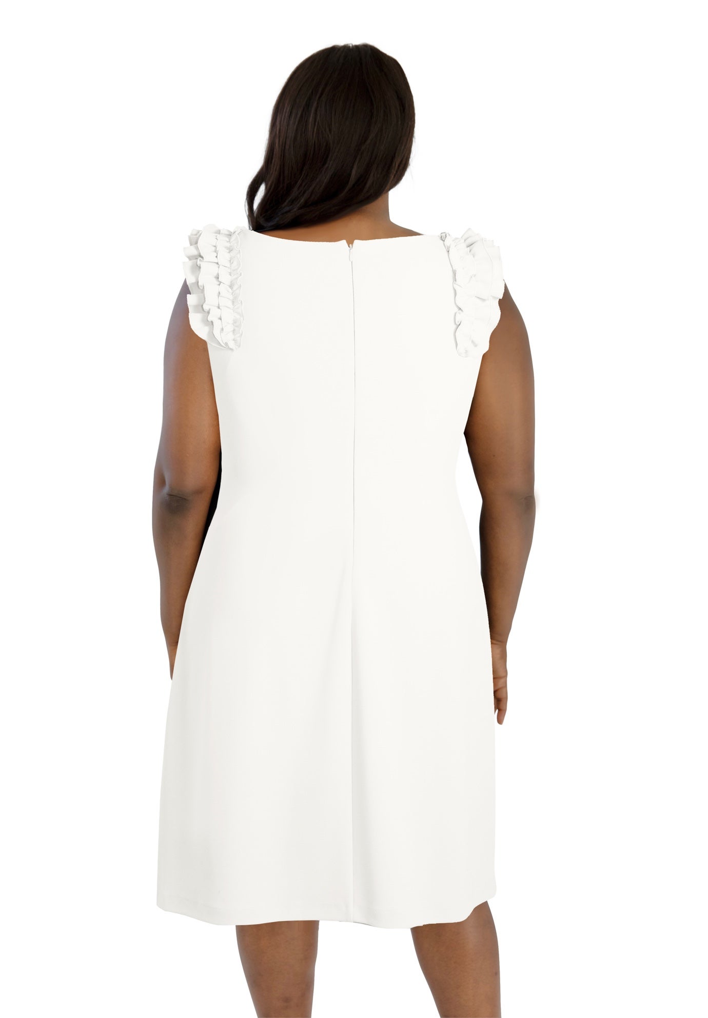 Misses Size Sleeveless Midi Dress image number 1