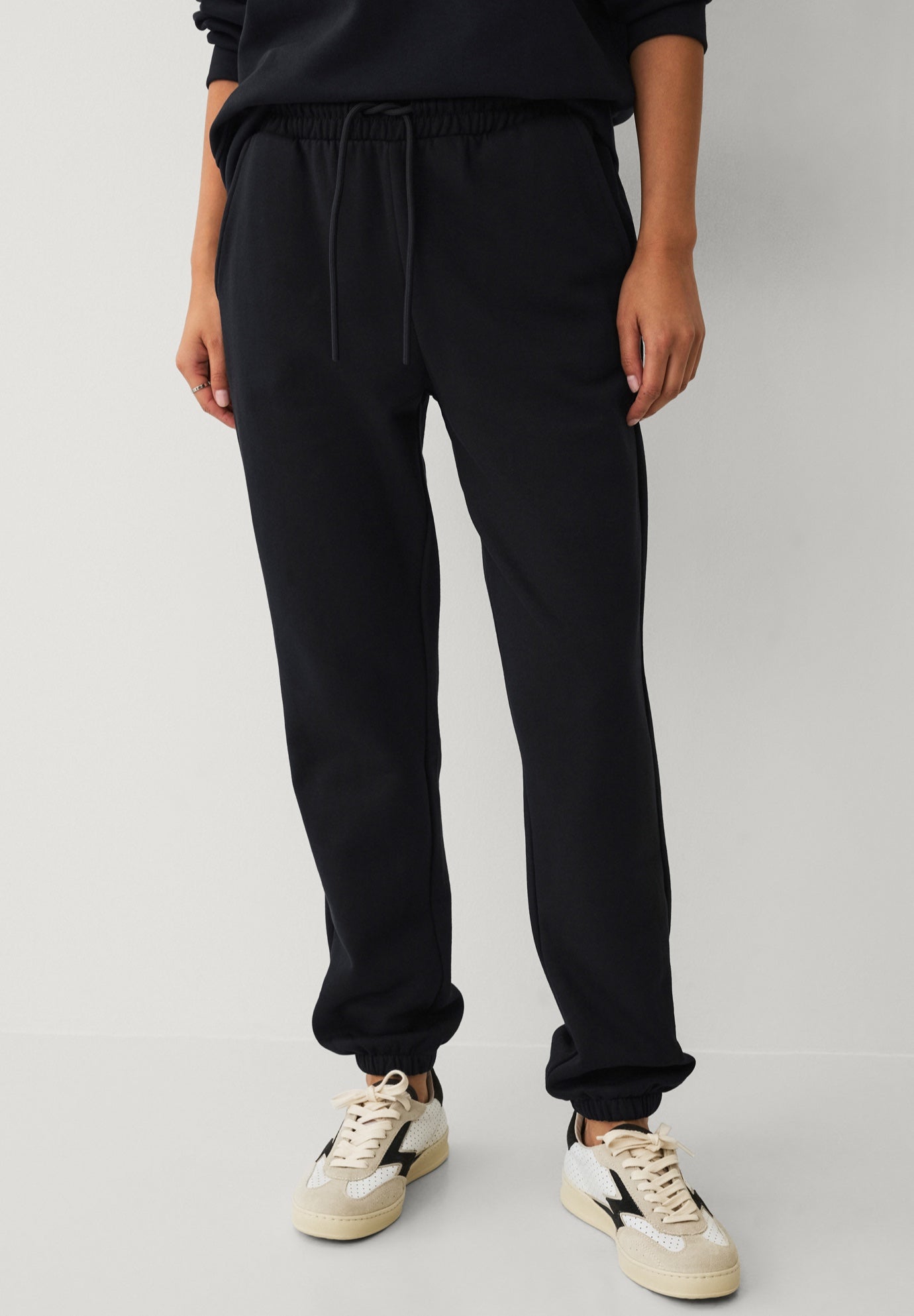 Drawstring Waist Fleece Sweatpants image number 0
