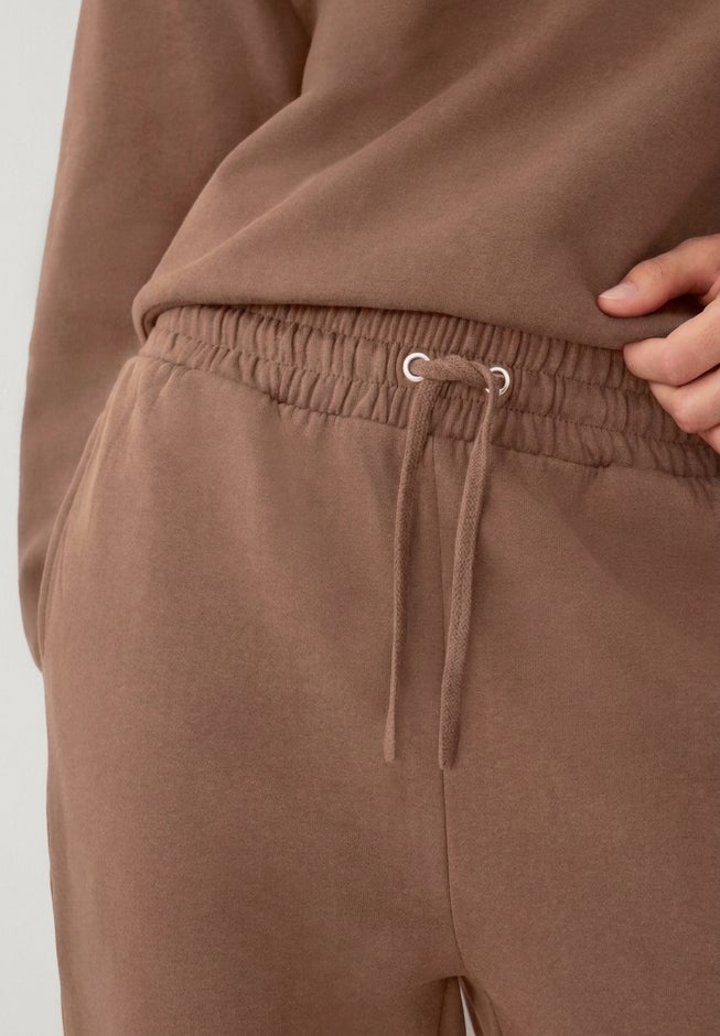 Drawstring Waist Fleece Sweatpants image number 2