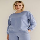 Boxy Fleece Sweatshirt image number null