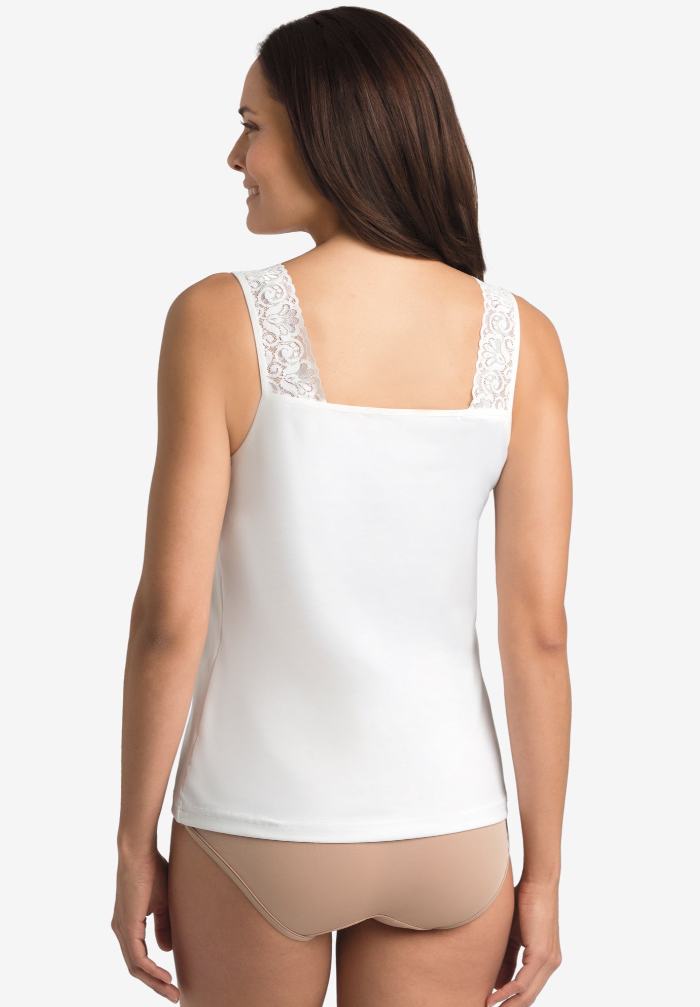 【新品未開封】MELT THE LADY tiny line camisole Chloé Fitted Tank Top In Embroidered Lace in Delicate pink
