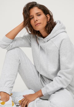 Ellos Studio Fleece Hooded Sweatshirt