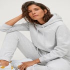 Hooded Fleece Boxy Sweatshirt image number null