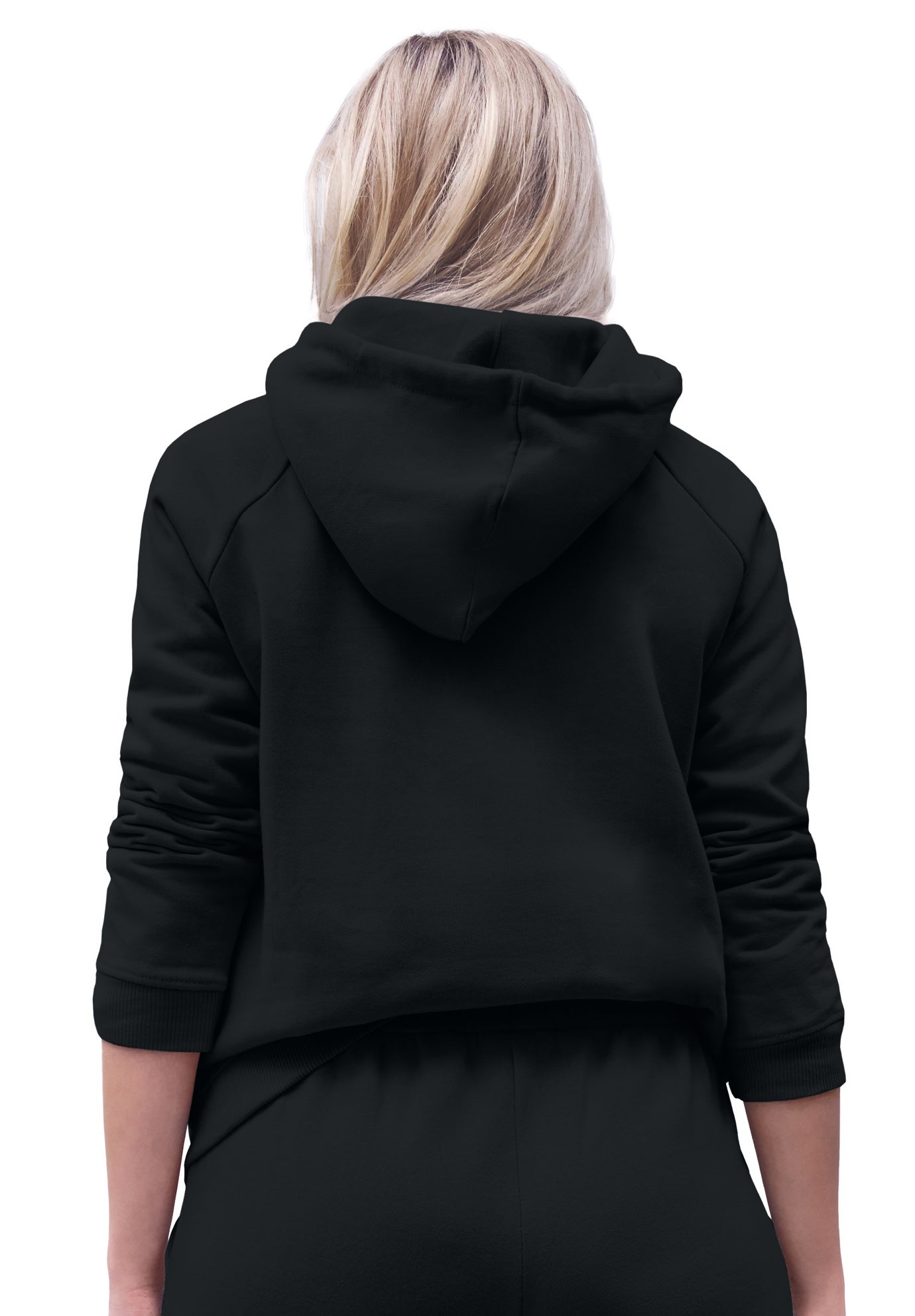 Hooded Fleece Boxy Sweatshirt image number 1