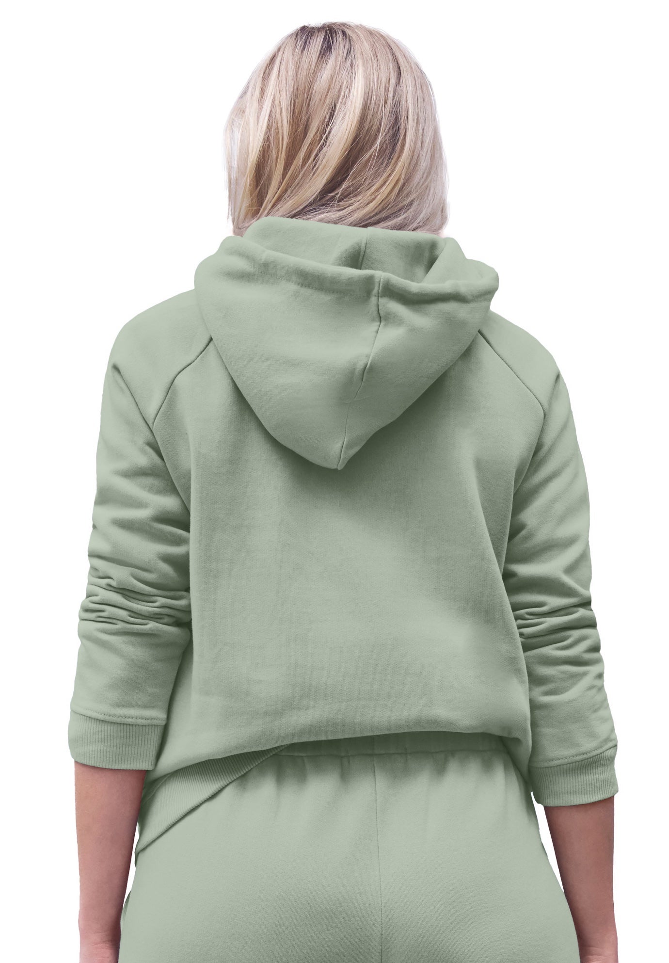 Hooded Fleece Boxy Sweatshirt image number 1