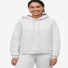 Hooded Fleece Boxy Sweatshirt image number null