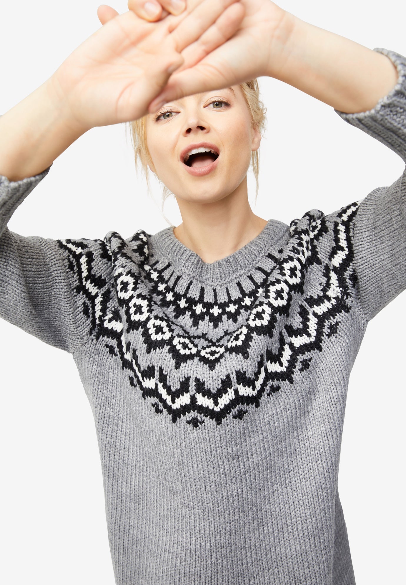 Fair Isle Sweater Tunic image number 2