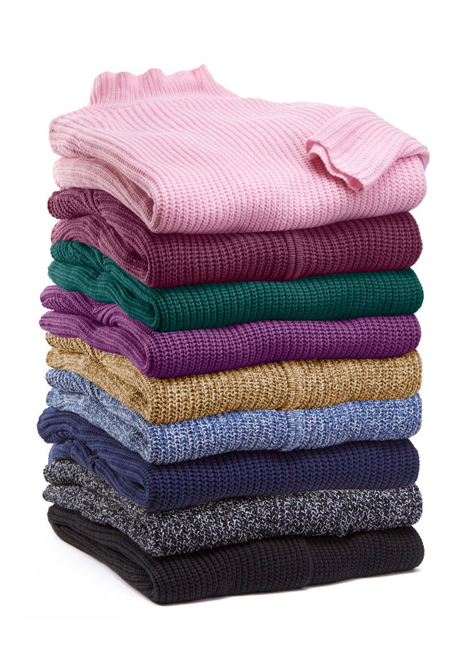 Zip Front Shaker Cardigan image number 3